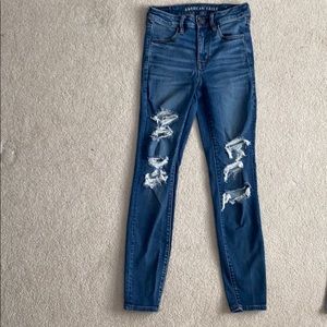 American Eagle jeans , ripped